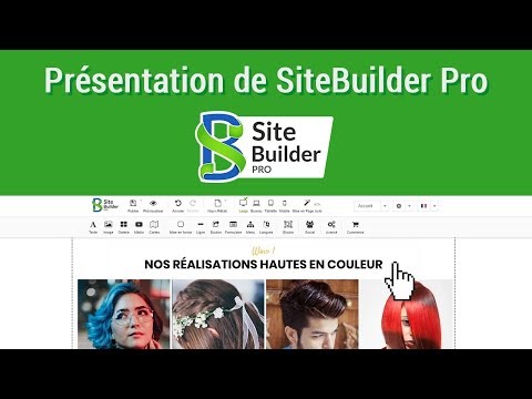 Créer un site avec SiteBuilder Pro