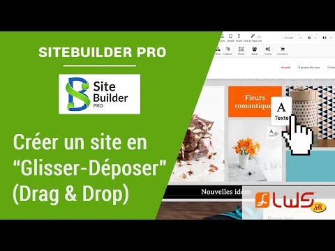 Créer un site en Glisser-Déposer [SiteBuilder Pro]
